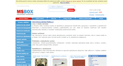 Desktop Screenshot of internetovy-obchod.msbox.cz